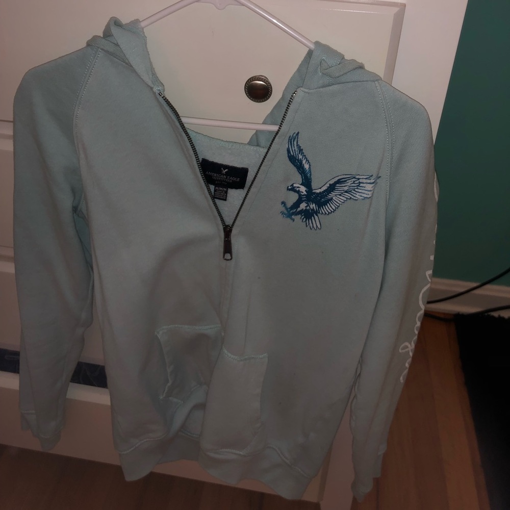 american eagle zip up sweatshirt